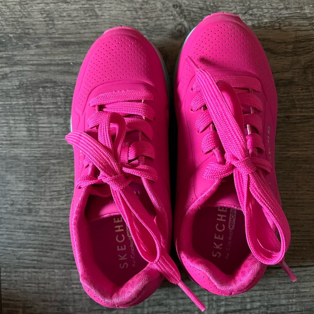 Skechers Kids' Vibrant Pink Sneakers